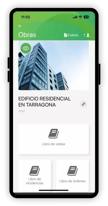 captura de la app