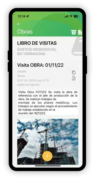 captures del llibre de visites